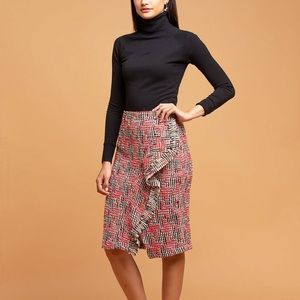 Eva Franco Tweed Pencil Skirt